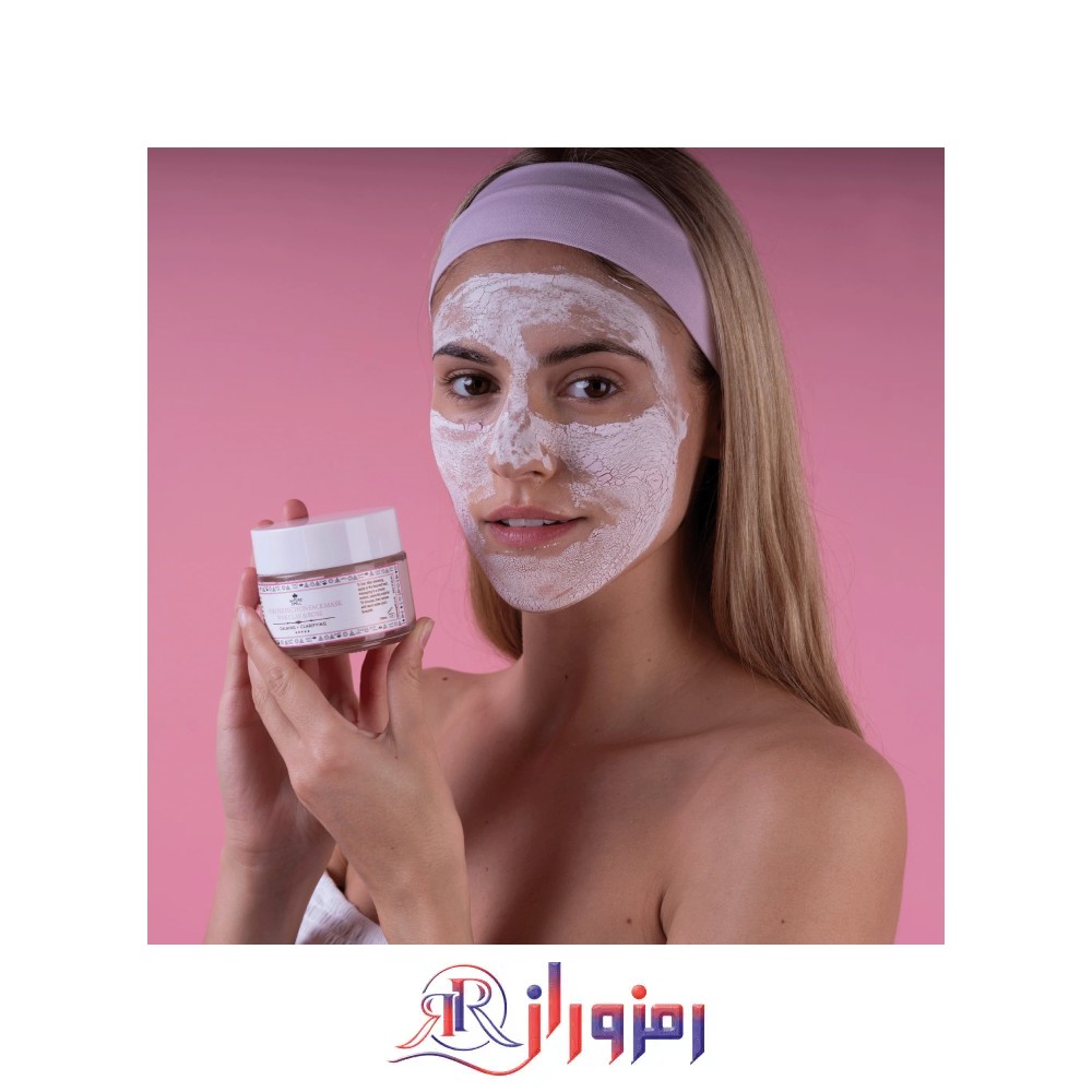 ماسک صورت نیچر اسپل عصاره خاک رس صورتی و گل رز حجم 100 میل،خرید و قیمت ماسک صورت نیچر اسپل عصاره خاک رس صورتی و گل رز حجم 100 میل